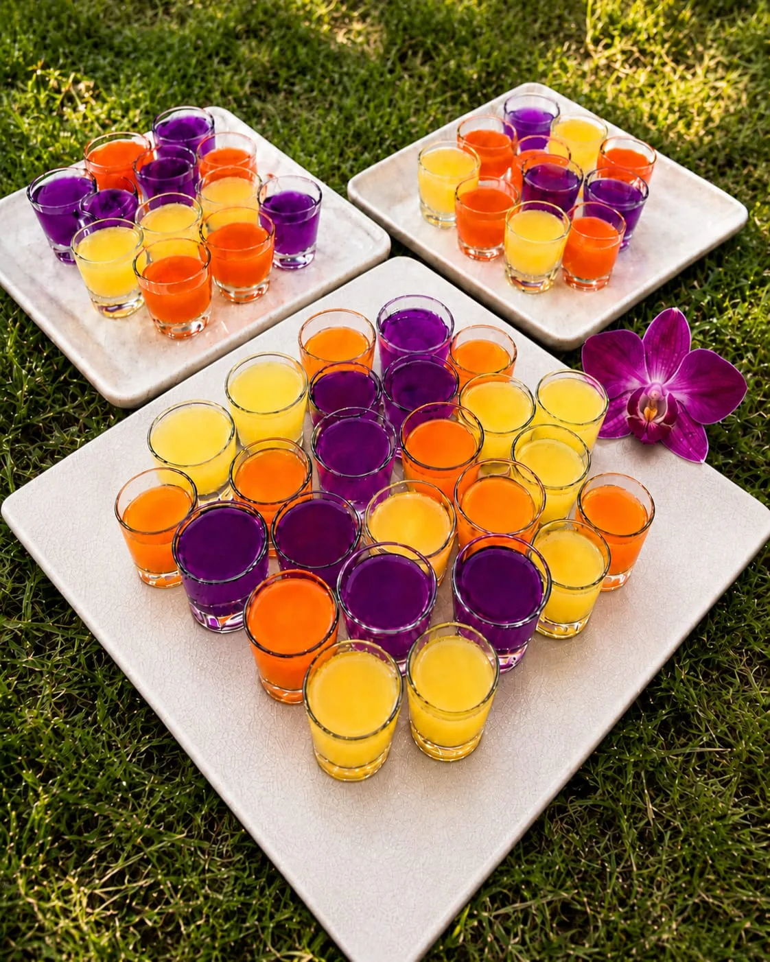 Rainbow Juice Shots — Butterfly Pea, Turmeric & Carrot