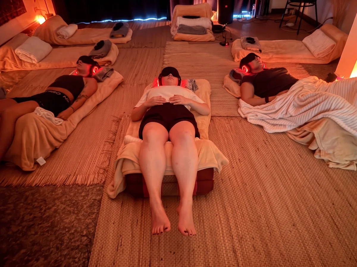 Red light breathwork at Phuket Cleanse